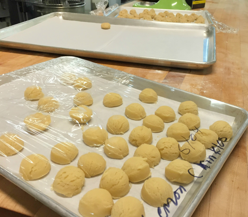 Lemon crinkle cookies