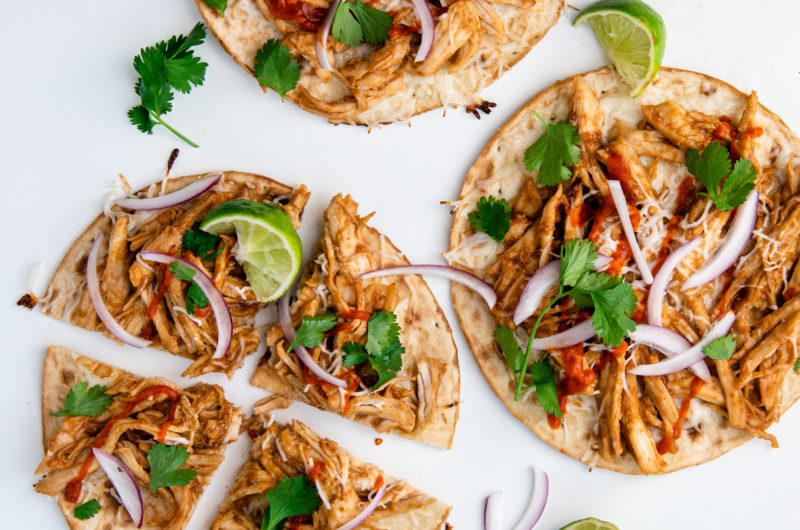 Thai Chicken Flatbread Pizzas