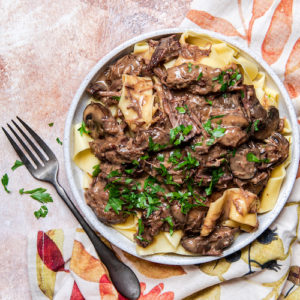 Beef Stroganoff