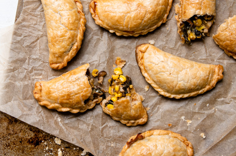 Mushroom and Corn Empanadas