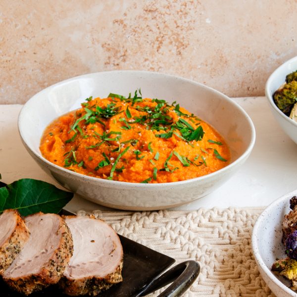 Ginger & Rosemary Mashed Sweet Potatoes