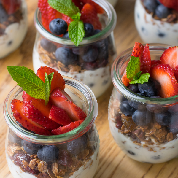 Orange & Vanilla Yogurt Parfaits