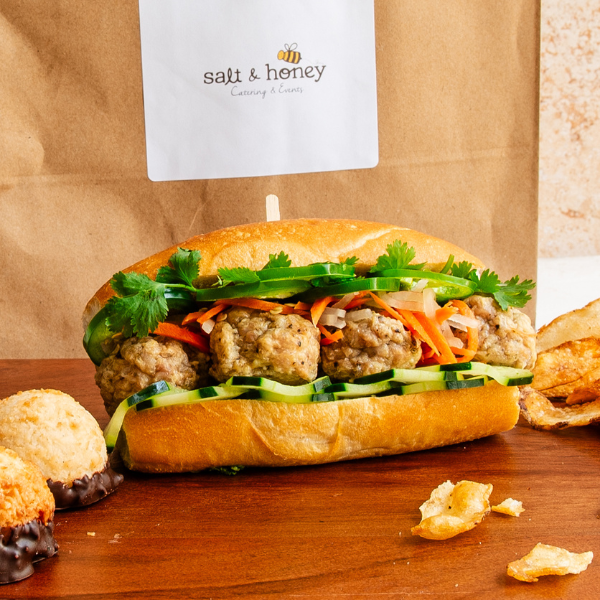 Spicy Meatball Banh Mi
