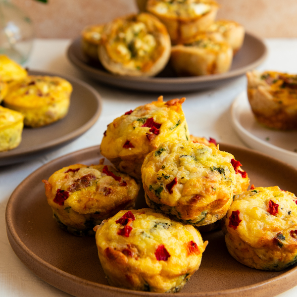 Sun Dried Tomato Frittata Muffins