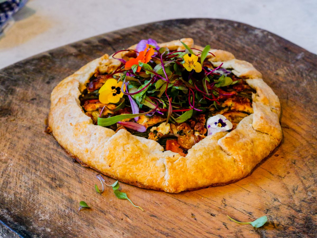 Goat Cheese & Vegetarian Galette