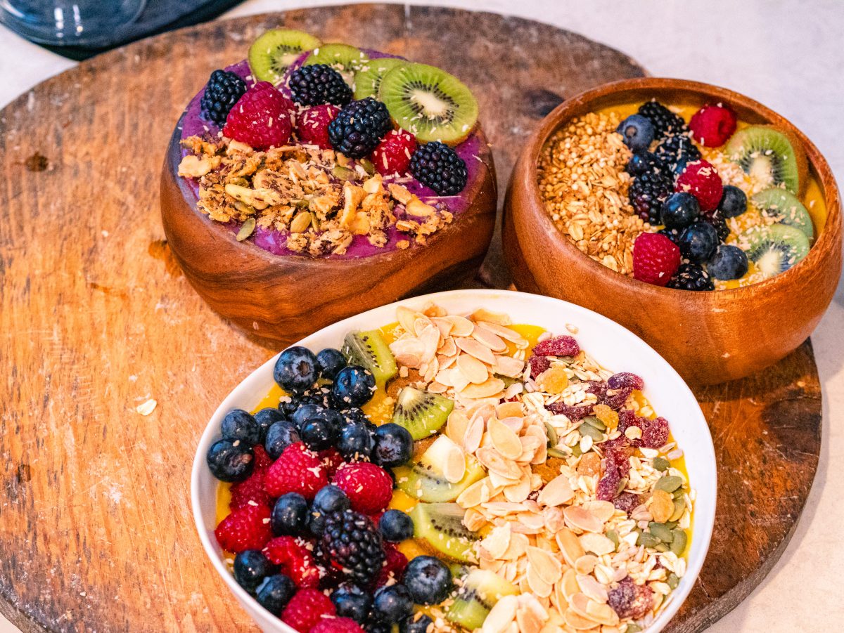 Healthy Tropical Smoothie Bowls