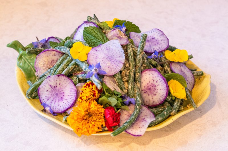 The Best Green Bean Recipe: Dairy-Free Green Bean Caesar Salad