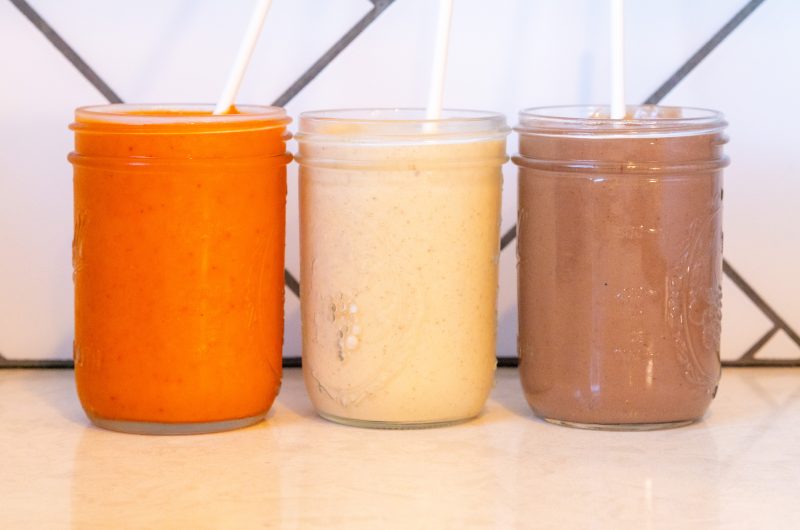 3 Quick & Easy Smoothie Recipes with Frozen Fruit (Dairy-Free & Creamy)