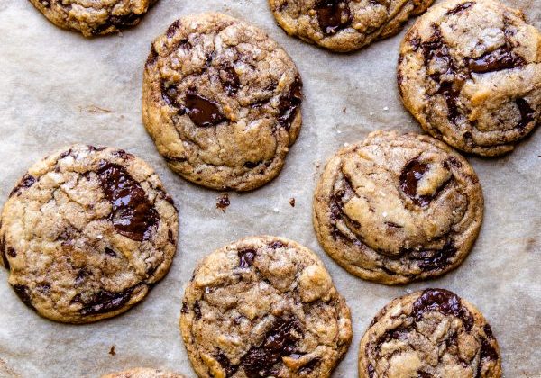 Salted Chocolate Chip Cookies