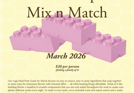 Lego Meal Prep Guide